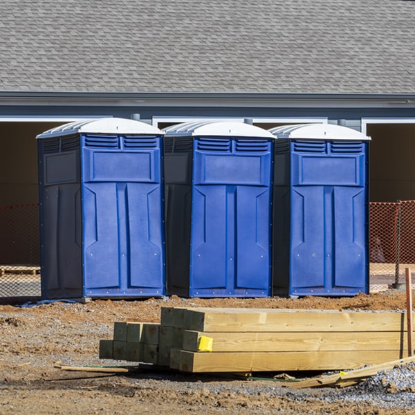 how often are the porta potties cleaned and serviced during a rental period in Platte Center Nebraska